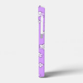 Glückliche Blume 4 - Violet - Niedliche Girly Case (Rückseite / Links)