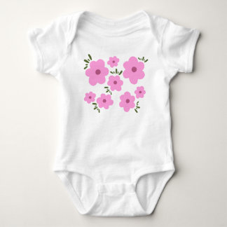 Glückliche Blume Baby Strampler