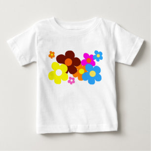 Glückliche Blume Baby T-shirt