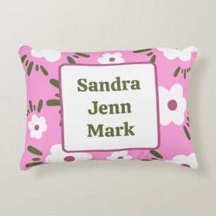 Glückliche Blume Dekokissen