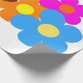 Glückliche Blume Geschenkpapier (Ecke)