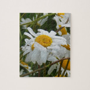 Glückliche Blume - Glückliches Gesicht lächelnde G Puzzle
