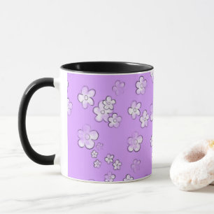 Glückliche Blume - Lavendel - Niedliche Kaffee-Tas Tasse