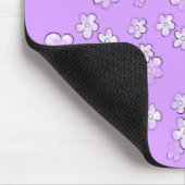 Glückliche Blume - Lavendel - Niedliche Maus Pad Mousepad (Ecke)