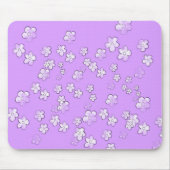 Glückliche Blume - Lavendel - Niedliche Maus Pad Mousepad (Vorne)