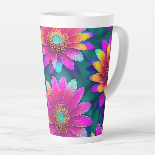 Glückliche Blume Milchtasse (Rechte Ecke)