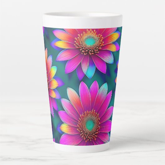 Glückliche Blume Milchtasse (Vorderseite)