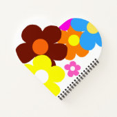 Glückliche Blume Notizblock (Rückseite)