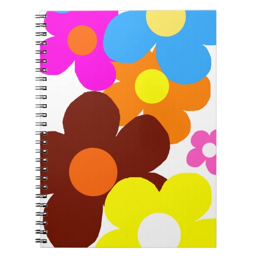 Glückliche Blume Notizblock (Vorderseite)