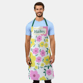 Glückliche Blume Schürze (Getragen)