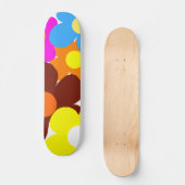 Glückliche Blume Skateboard (Vorderseite)