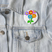Glückliche Blumen Button (Beispiel)