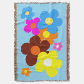 Glückliche Blumen Hellblauer Himmel Decke (Vorderseite Vertikal)