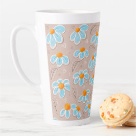 Glückliche Blumen Milchtasse