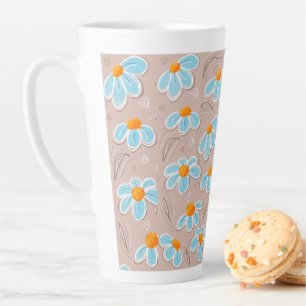 Glückliche Blumen Milchtasse
