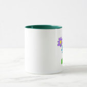 Glückliche Blumen Tasse (Zentrum)