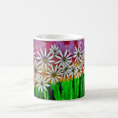 Glückliche Blumenkaffee-Tasse Kaffeetasse (Mittel)