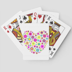 Glückliche Blüten Spielkarten