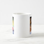 Glückliche Border-Collie Kaffeetasse (Mittel)