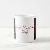 Glückliche Boston-Terrier-Tasse des Valentines Kaffeetasse (Mittel)