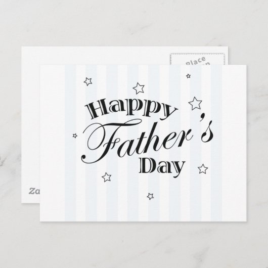 Glückliche Botschaft des Vaters Postkarte (Vorne/Hinten)
