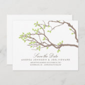 Glückliche Branchen, die das Datum der Postkarte s (Vorne/Hinten)