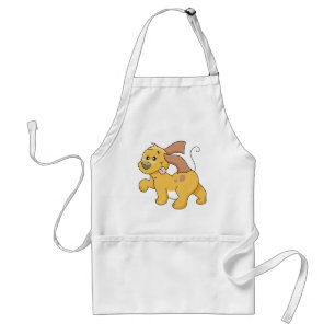 Glückliche braune Hund T-Shirts und Geschenke Schürze