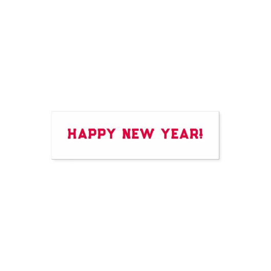 Glückliche Briefmarke des Neujahrs Permastempel (Design)