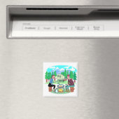 Glückliche Camper Magnet (In Situ (Geschirrspüler))