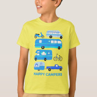 GLÜCKLICHE CAMPER Vintage-Campinganhänger RV Van B