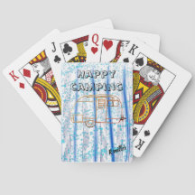 Glückliche Campingskarten