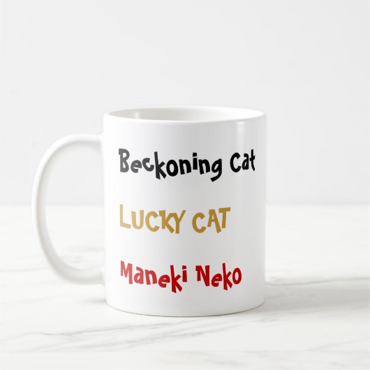 GLÜCKLICHE CAT-TASSE KAFFEETASSE (Links)