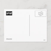 Glückliche Cavy-Feiertage Feiertagspostkarte (Rückseite)