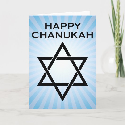 glückliche chanukah feiertagskarte (Vorderseite)
