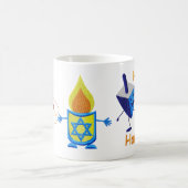 Glückliche Chanukka-Tasse Kaffeetasse (Mittel)