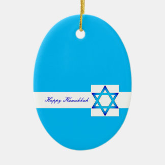 Glückliche Chanukka-Verzierung Keramik Ornament