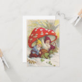 Glückliche Charms Karte (Vorderseite/Rückseite Beispiel)