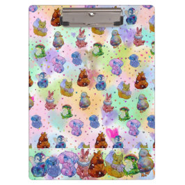 Glückliche Charms Klemmbrett