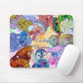 Glückliche Charms Mousepad (Mit Mouse)