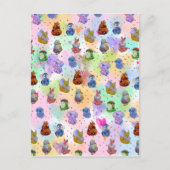 Glückliche Charms Postkarte (Vorderseite)