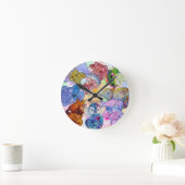 Glückliche Charms Runde Wanduhr (Zuhause)