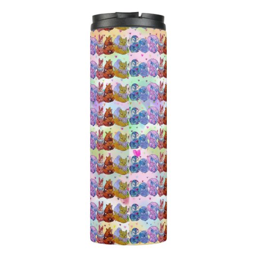 Glückliche Charms Thermosbecher (Rückseite)