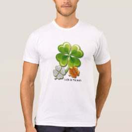 Glückliche Charms Tricolor Kleeblatts St. Patrick' T-Shirt
