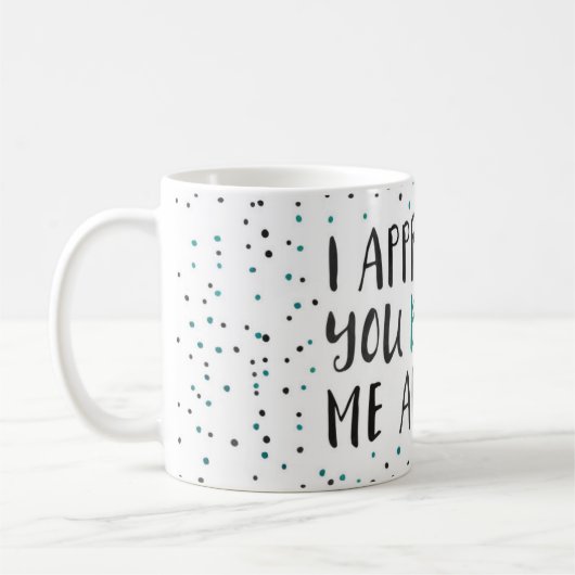 Glückliche Chef-TagesTasse Kaffeetasse (Links)