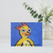 Glückliche Chickarific Postkarte (Stehend Vorderseite)