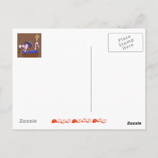 Glückliche Clowns Postkarte (Rückseite)