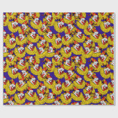 Glückliche Clowns überall Geschenkpapier (Flach)