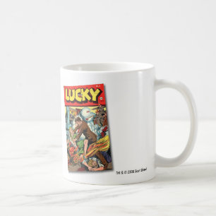 Glückliche Comic-Tasse Kaffeetasse