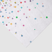 Glückliche Confetti-Punkte Seidenpapier (Ausschnitt)