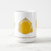 Glückliche Danksager und die Türkei dankbare Tasse (Mittel)